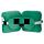 Relaxeazzz Minecraft Creeper Formad Plysch Resekudde & Ögonmask