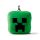 Relaxeazzz Minecraft Creeper Formad Plysch Resekudde & Ögonmask