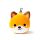Relaxeazzz Adoramals Finnick the Fox Räv Rund Plysch Resekudde & Ögonmask