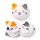 Relaxeazzz Adoramals Lola the Cat Katt Rund Plysch Resekudde & Ögonmask