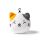 Relaxeazzz Adoramals Lola the Cat Katt Rund Plysch Resekudde & Ögonmask