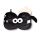 Relaxeazzz Shaun the Sheep Rund Plysch Resekudde & Ögonmask