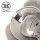 Relaxeazzz Elefant Rund Plysch Resekudde & Ögonmask