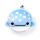 Relaxeazzz Adoramals Aoi the Whale Shark Valhaj Plysch Resekudde & Ögonmask