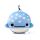 Relaxeazzz Adoramals Aoi the Whale Shark Valhaj Plysch Resekudde & Ögonmask