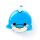 Relaxeazzz Adoramals Blu the Dolphin Delfin Plysch Resekudde & Ögonmask