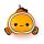 Relaxeazzz Adoramals Finley the Clown Fish Plysch Resekudde & Ögonmask