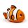 Swapseazzz Adoramals Ocean Clownfisk 2-i-1 Plysch Reselkudde & Leksak
