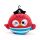 Relaxeazzz Jolly Roger Pirat Bembo the Parrot Resekudde & Ögonmask