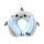 Relaxeazzz Archie the Shark Haj Adoramals Plysch Resekudde Minneskum