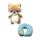 Swapseazzz Adoramals Shuggs the Shiba Inu 2-i-1 Plysch Reselkudde & Leksak