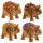 Liten Tur Elefant med Metalliskt Glitter