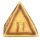 Pyramid dekorerad med Hieroglyfer