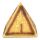 Pyramid dekorerad med Hieroglyfer