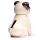 Mopps Mops Solcellsfigur