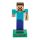 Minecraft Steve Solcellsfigur