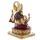 Guld & Röd Ganesh Staty 14cm