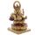 Guld & Röd Ganesh Staty 14cm