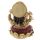 Guld & Röd Ganesh Staty 16cm