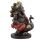 Ganesh Figurin med Flöjt och Påfågel