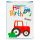 Happy Birthday Little Tractors Presentpåse - Medium