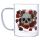 Skull & Roses Glasmugg