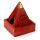 Mangoträ Pyramid Rökelsehållare & Låda för Koner med Buddha