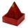 Mangoträ Pyramid Rökelsehållare & Låda för Koner med Buddha & Nätmönster