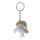 Unicorn Magic Enhörning Orange PVC Nyckelring