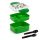 Minecraft Creeper & TNT Clip Lock Staplad Bento Lunchlåda med Bestick