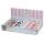 Kul Lip Gloss i en fantasi kakbehållare i en display box