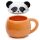 Adoramals Panda Keramik Djurmugg med Lock