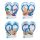 3D Tryckt Kustsouvenir Magnet Flip Flop Strandskylt