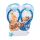 3D Tryckt Kustsouvenir Magnet Flip Flop Strandskylt