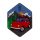 Fiat 500 Dolomiterna Berg PVC Magnet