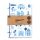 Explore More VW Volkswagen T1 Camper Bus A5 Anteckningsbok med Stenpapper