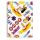 The Beatles Yellow Submarine Vit A5 Anteckningsbok med Återvunnet Papper