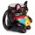 Svart Maneki Neko Lyckokatt Formad Keramikmugg
