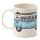 Volkswagen VW T1 Camper Bus Surf Adventure Begins Porslinsmugg