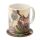 Wild Stag Porslinsmugg & Underläggsset
