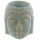 Small Sprickor i Glasyren Buddha Huvud Aromalampa