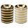 Eden Metallic Guldrand Mini Aromalampa i Keramik