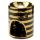 Eden Metallic Guldrand Mini Aromalampa i Keramik