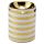 Eden Metallic Guldrand Mini Aromalampa i Keramik
