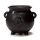 Witches Cauldron Pentagram Svart Aromalampa i Keramik