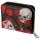 Skulls and Roses Liten Plånbok med Dragkedja