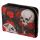 Skulls and Roses Liten Plånbok med Dragkedja