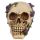 Skull and Bones Dödskalle med Lila Rosor