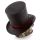 Steampunk Stil Dödskalle med Top Hat