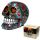 Day of the Dead Blommigt Tryck Dödskalle Ornament